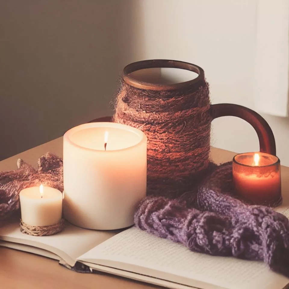 candles on table, contact form for unusual wisdom, amyra mah