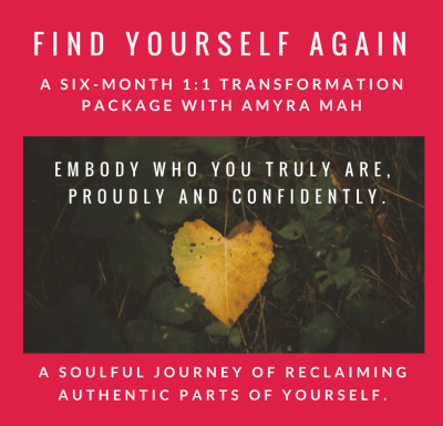 find yourself again with Amyra Mah